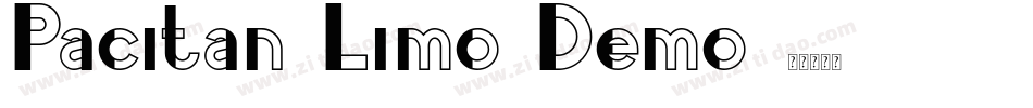 Pacitan Limo Demo字体转换
